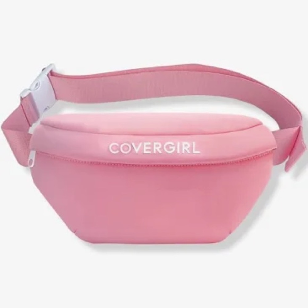 Pink belt bag covergirl